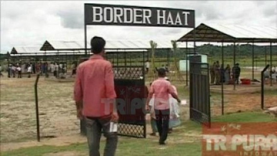 Only 2 border haats are functional in Tripura 